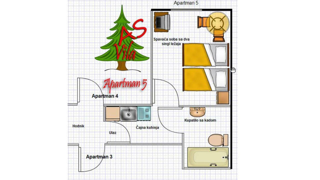 Apartament Vila As Zlatibor Zewnętrze zdjęcie