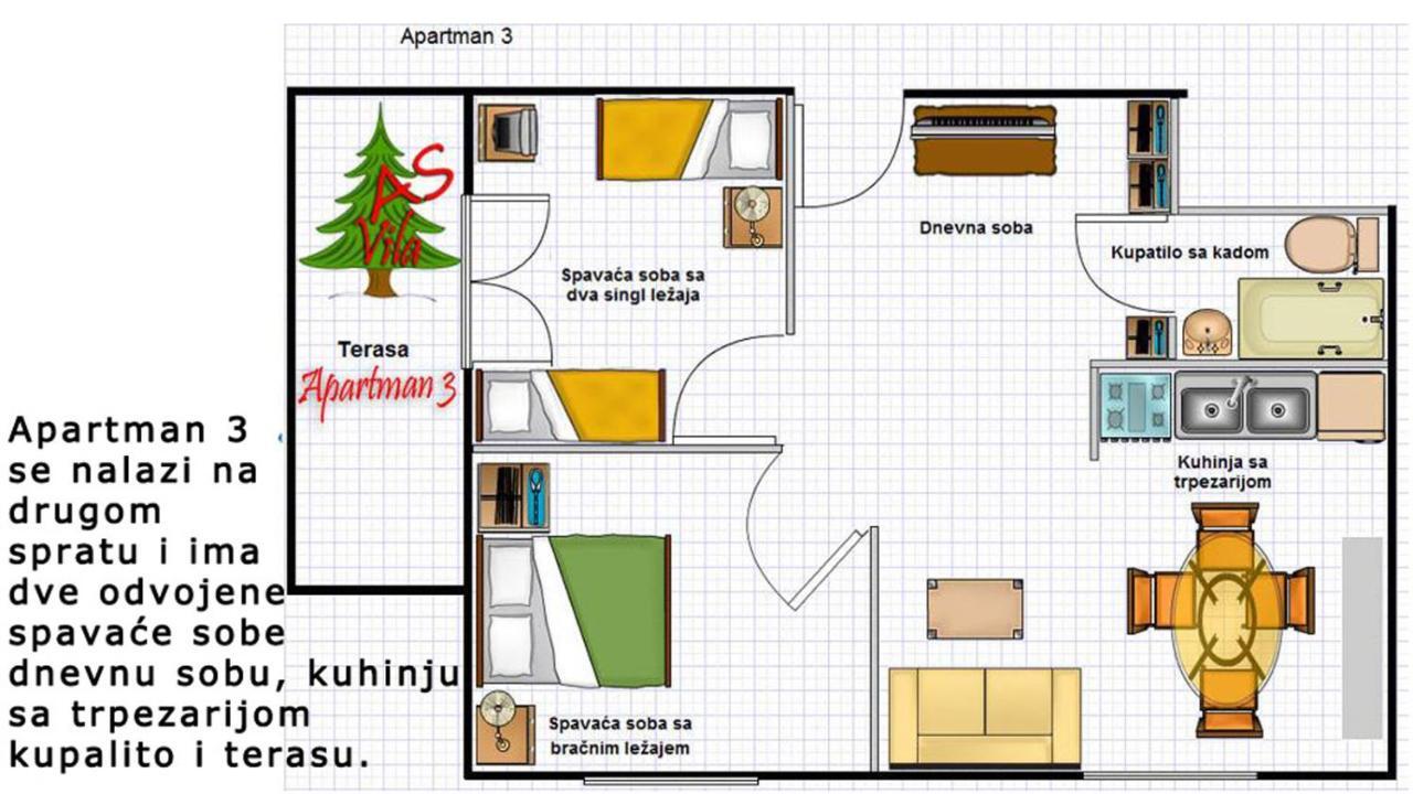 Apartament Vila As Zlatibor Zewnętrze zdjęcie